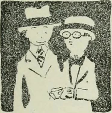 An illustration from Caricature. Wit and humor of a nation in picture, song and story, 1914, leaf 106