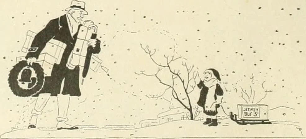 An illustration from Caricature. Wit and humor of a nation in picture, song and story, 1914, leaf 11