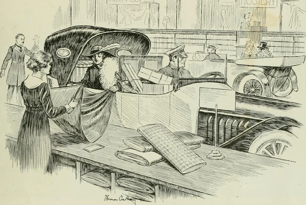An illustration from Caricature. Wit and humor of a nation in picture, song and story, 1914, leaf 114