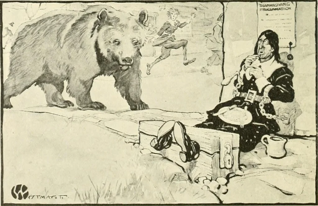 An illustration from Caricature. Wit and humor of a nation in picture, song and story, 1914, leaf 115