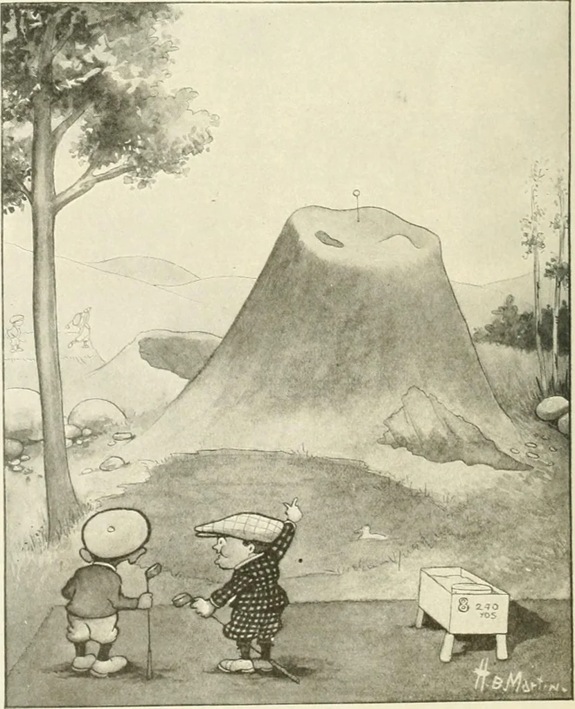 An illustration from Caricature. Wit and humor of a nation in picture, song and story, 1914, leaf 117