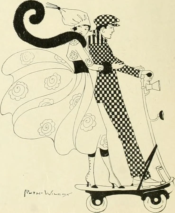 An illustration from Caricature. Wit and humor of a nation in picture, song and story, 1914, leaf 125