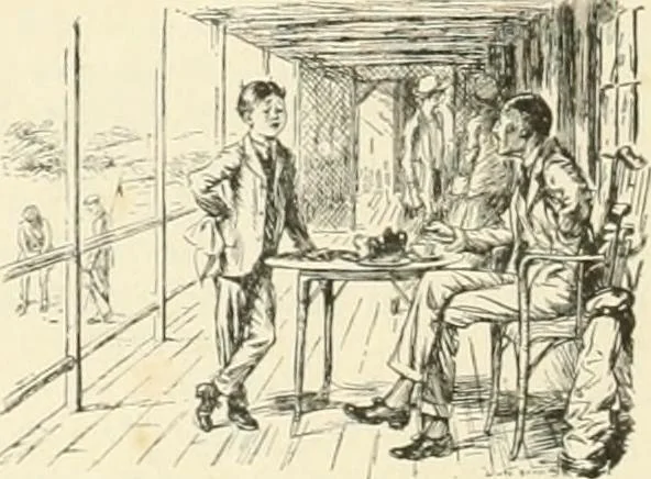 An illustration from Caricature. Wit and humor of a nation in picture, song and story, 1914, leaf 127