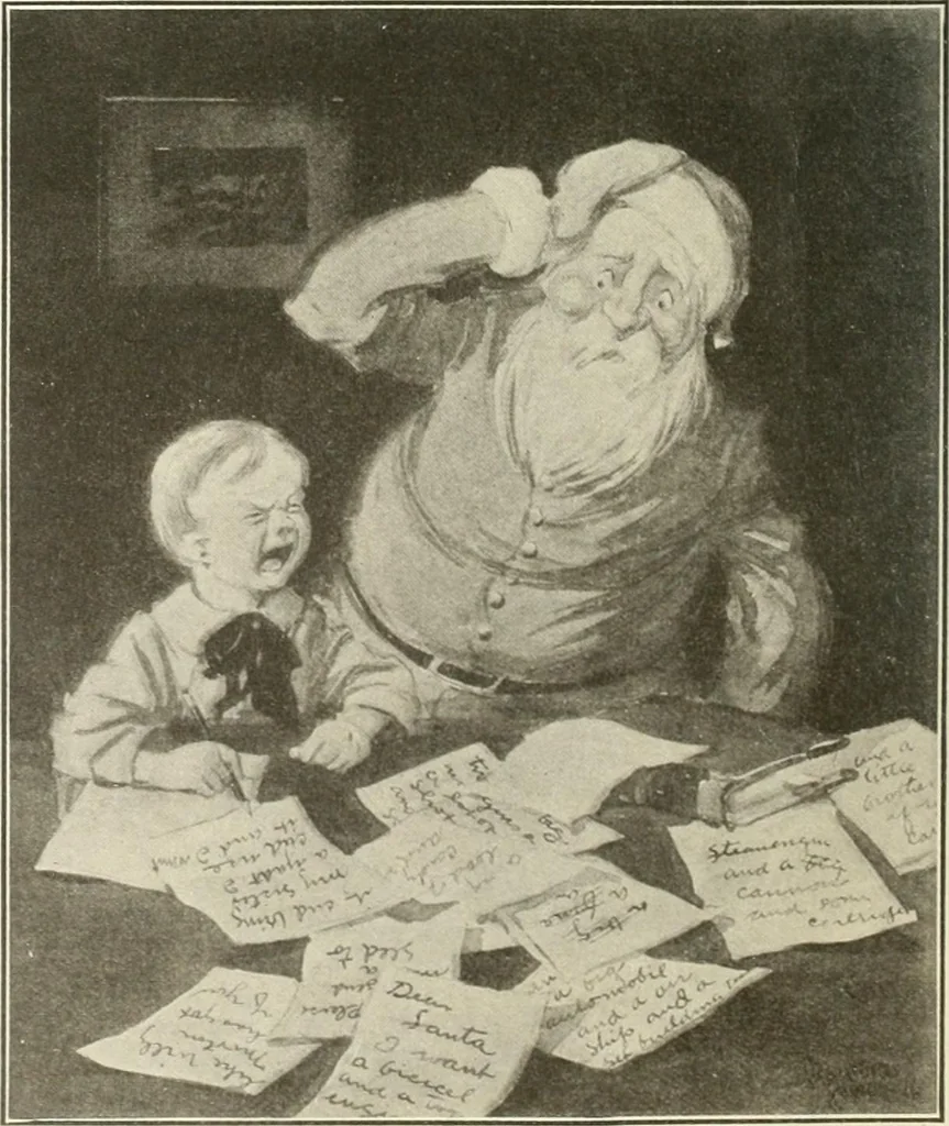 An illustration from Caricature. Wit and humor of a nation in picture, song and story, 1914, leaf 13