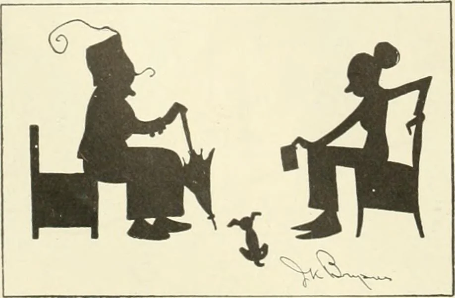 An illustration from Caricature. Wit and humor of a nation in picture, song and story, 1914, leaf 15