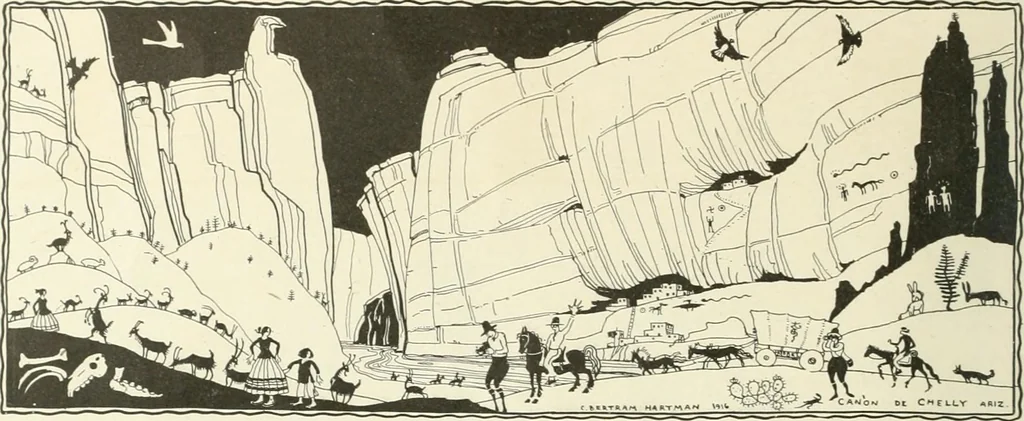 An illustration from Caricature. Wit and humor of a nation in picture, song and story, 1914, leaf 17