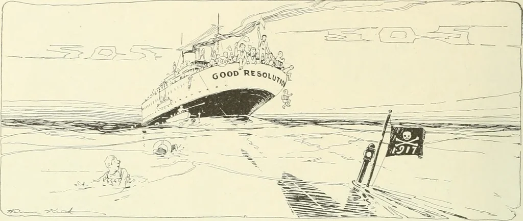 An illustration from Caricature. Wit and humor of a nation in picture, song and story, 1914, leaf 21