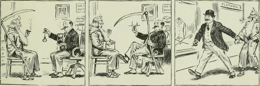 An illustration from Caricature. Wit and humor of a nation in picture, song and story, 1914, leaf 22