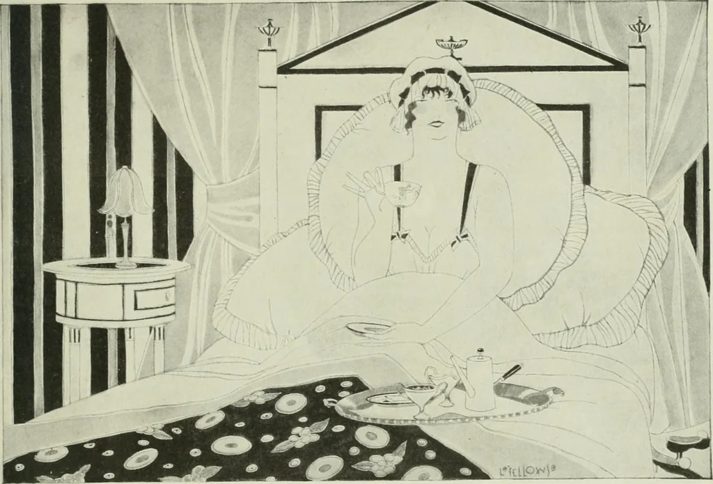 An illustration from Caricature. Wit and humor of a nation in picture, song and story, 1914, leaf 28