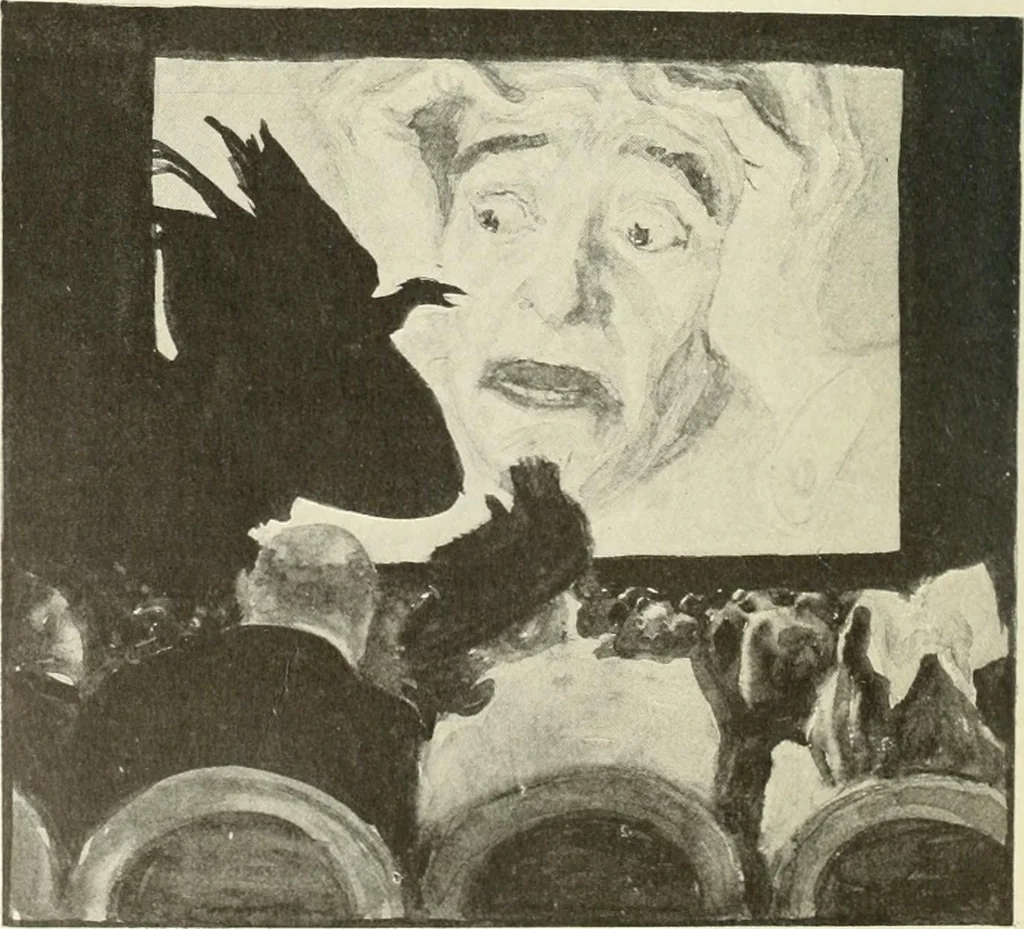 An illustration from Caricature. Wit and humor of a nation in picture, song and story, 1914, leaf 29