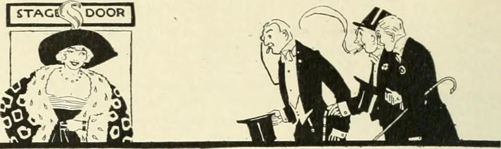 An illustration from Caricature. Wit and humor of a nation in picture, song and story, 1914, leaf 33