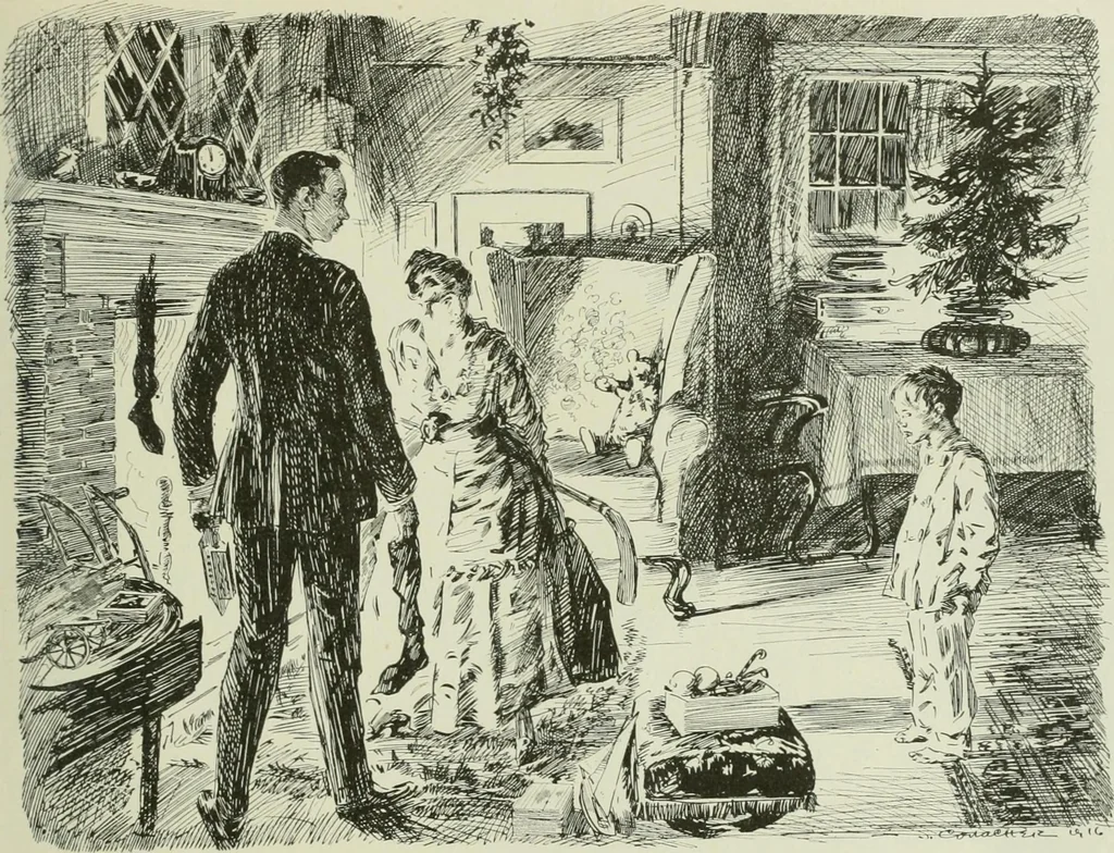 An illustration from Caricature. Wit and humor of a nation in picture, song and story, 1914, leaf 36