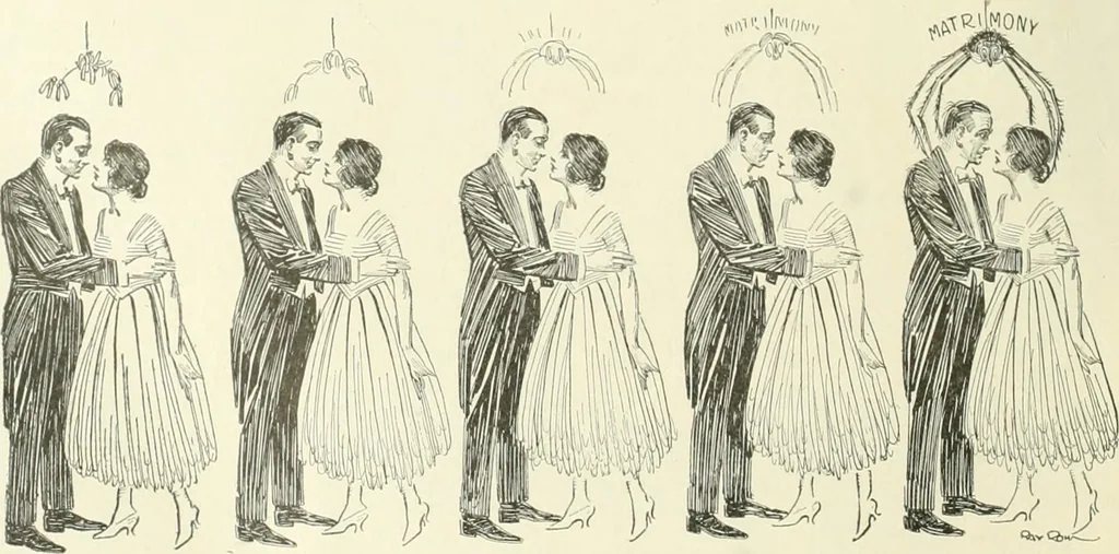 An illustration from Caricature. Wit and humor of a nation in picture, song and story, 1914, leaf 41