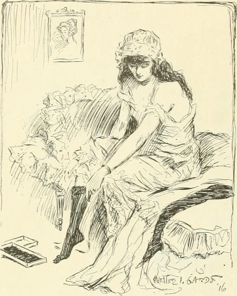 An illustration from Caricature. Wit and humor of a nation in picture, song and story, 1914, leaf 43