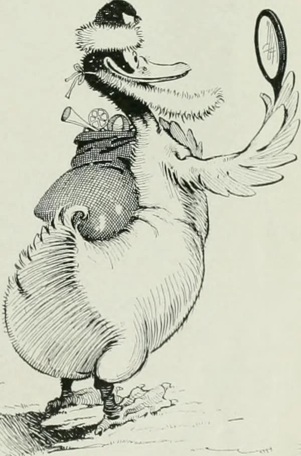 An illustration from Caricature. Wit and humor of a nation in picture, song and story, 1914, leaf 44