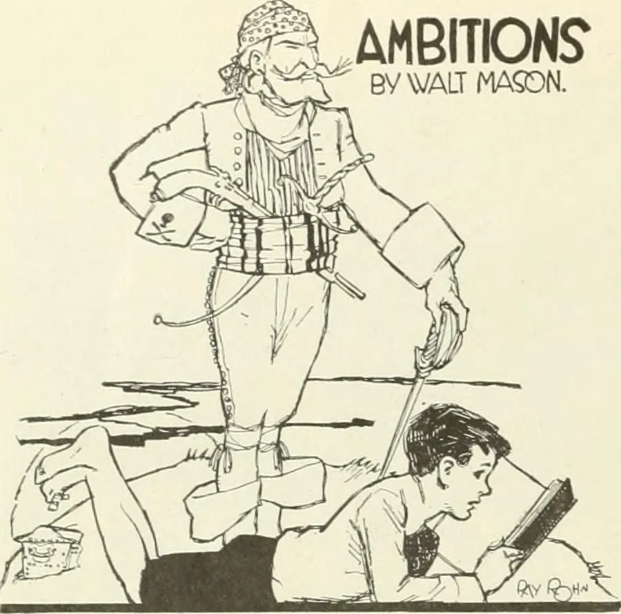 An illustration from Caricature. Wit and humor of a nation in picture, song and story, 1914, leaf 57