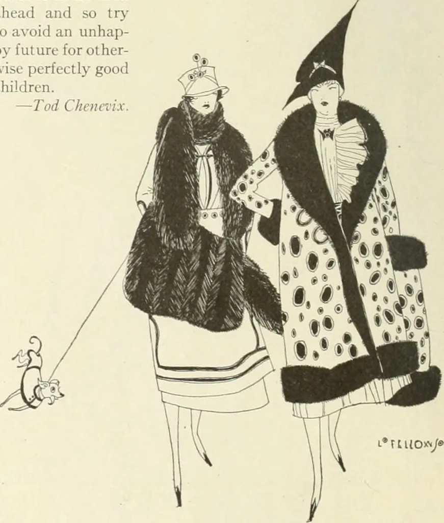 An illustration from Caricature. Wit and humor of a nation in picture, song and story, 1914, leaf 57
