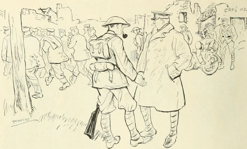 An illustration from Caricature. Wit and humor of a nation in picture, song and story, 1914, leaf 59