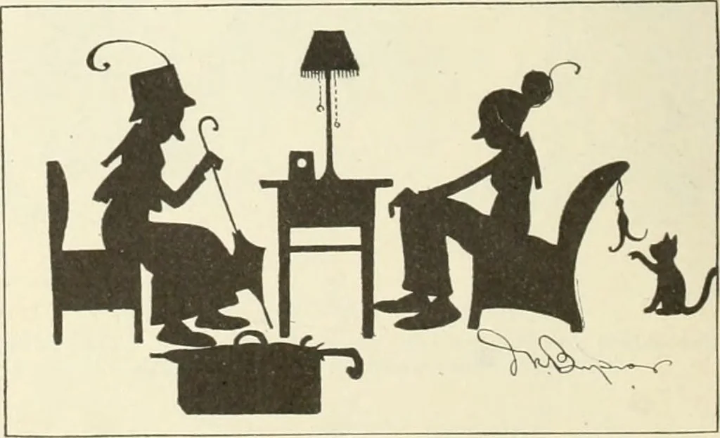 An illustration from Caricature. Wit and humor of a nation in picture, song and story, 1914, leaf 59