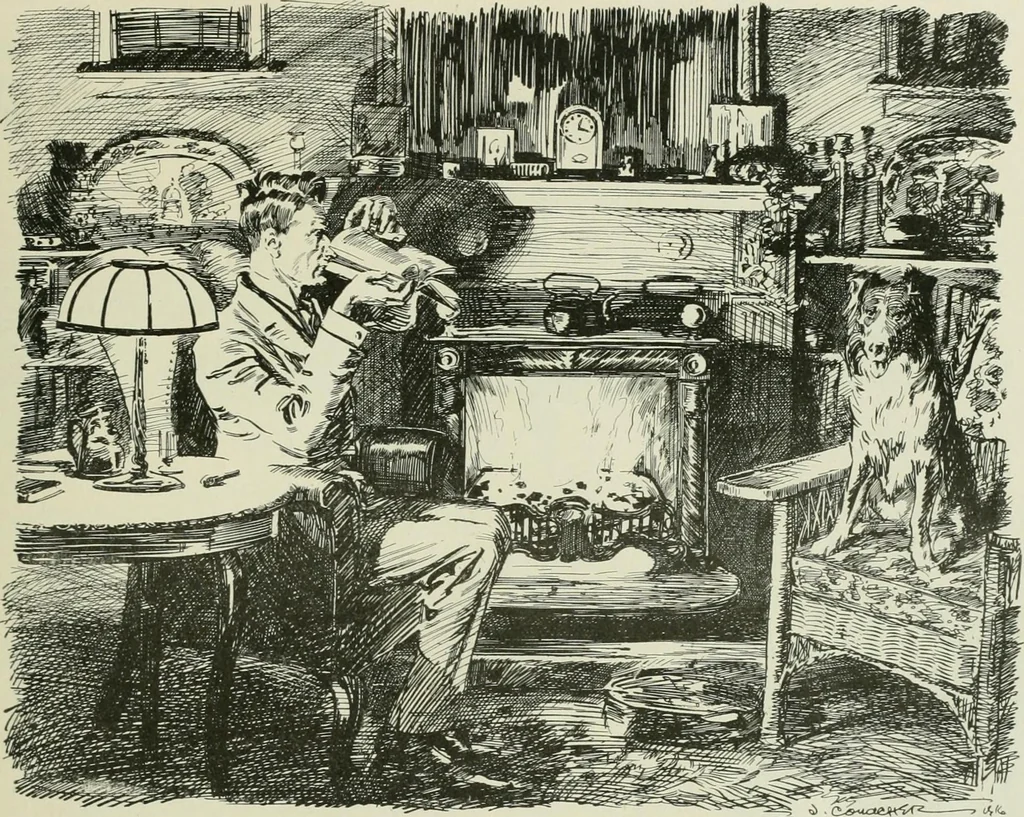 An illustration from Caricature. Wit and humor of a nation in picture, song and story, 1914, leaf 6