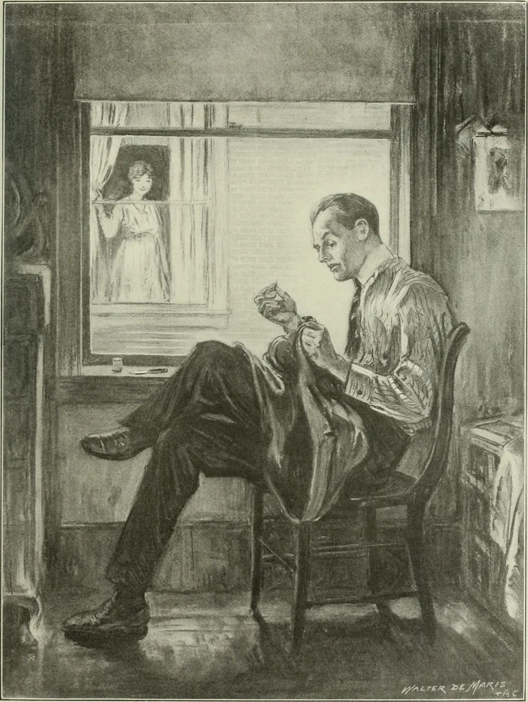 An illustration from Caricature. Wit and humor of a nation in picture, song and story, 1914, leaf 62