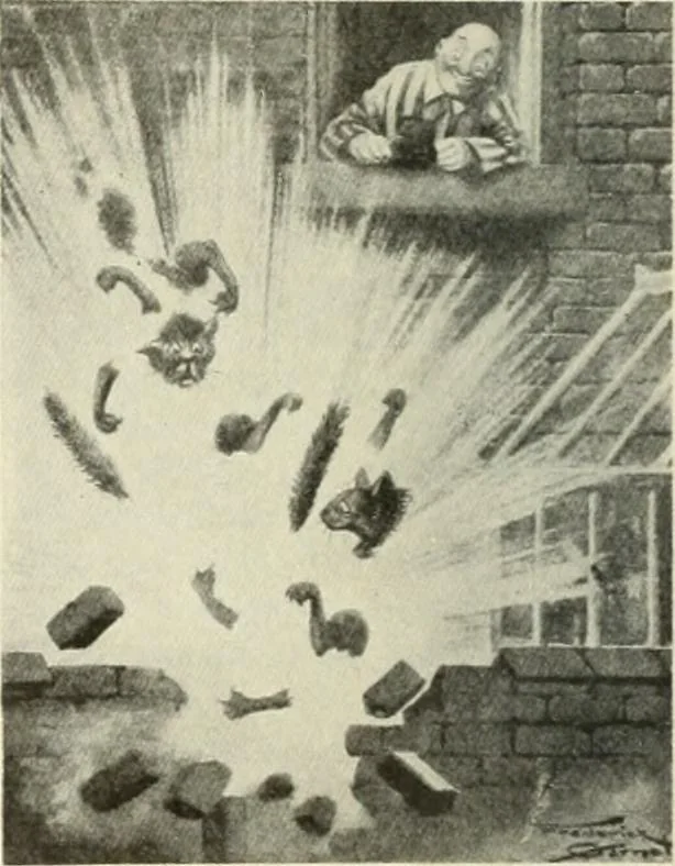 An illustration from Caricature. Wit and humor of a nation in picture, song and story, 1914, leaf 65