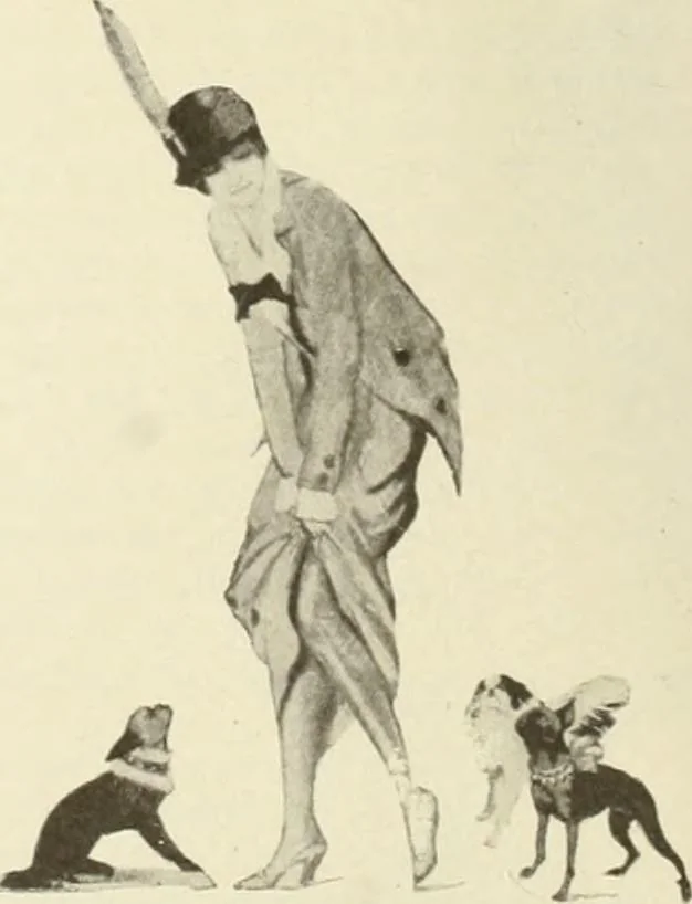 An illustration from Caricature. Wit and humor of a nation in picture, song and story, 1914, leaf 65