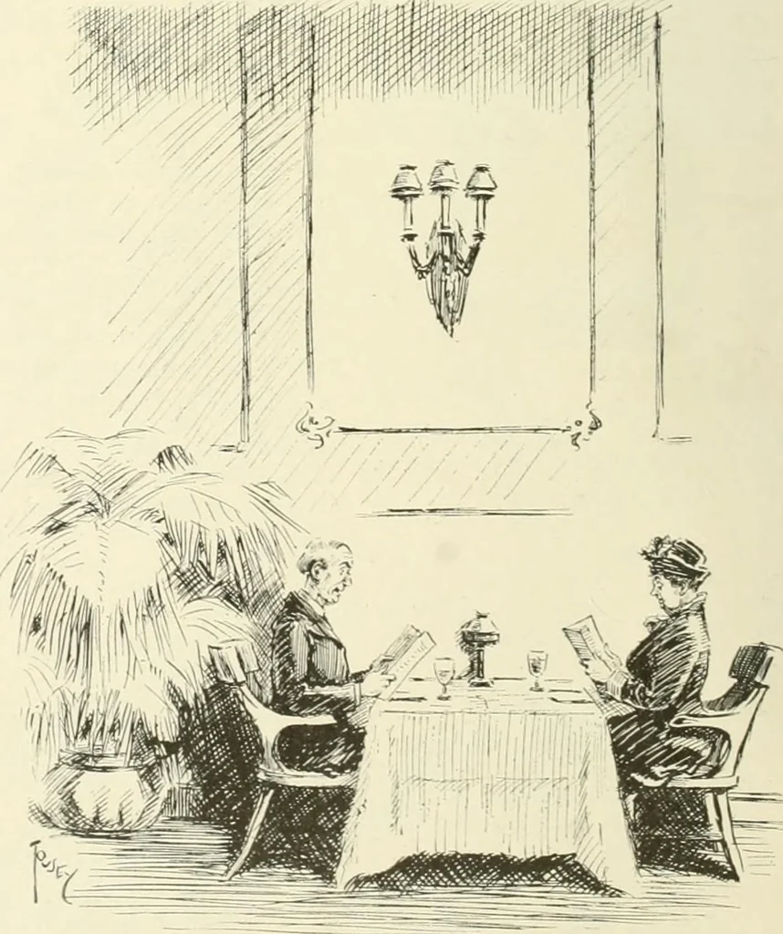 An illustration from Caricature. Wit and humor of a nation in picture, song and story, 1914, leaf 67