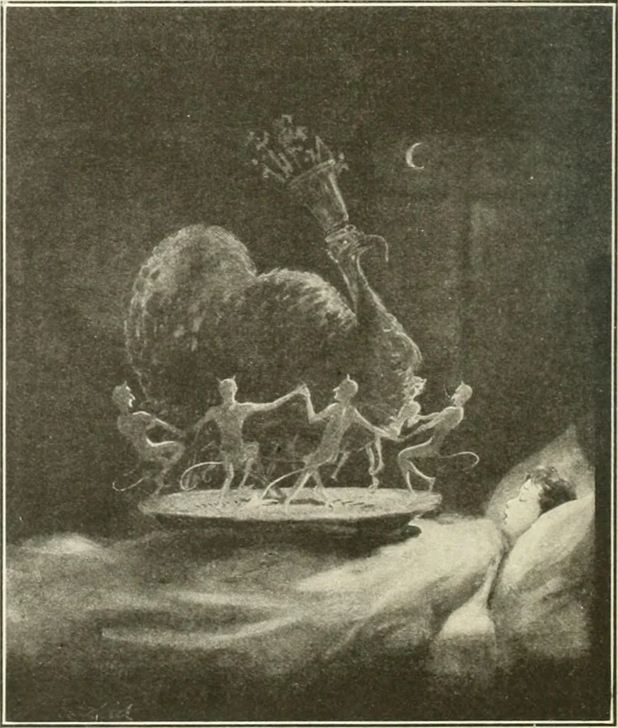 An illustration from Caricature. Wit and humor of a nation in picture, song and story, 1914, leaf 69
