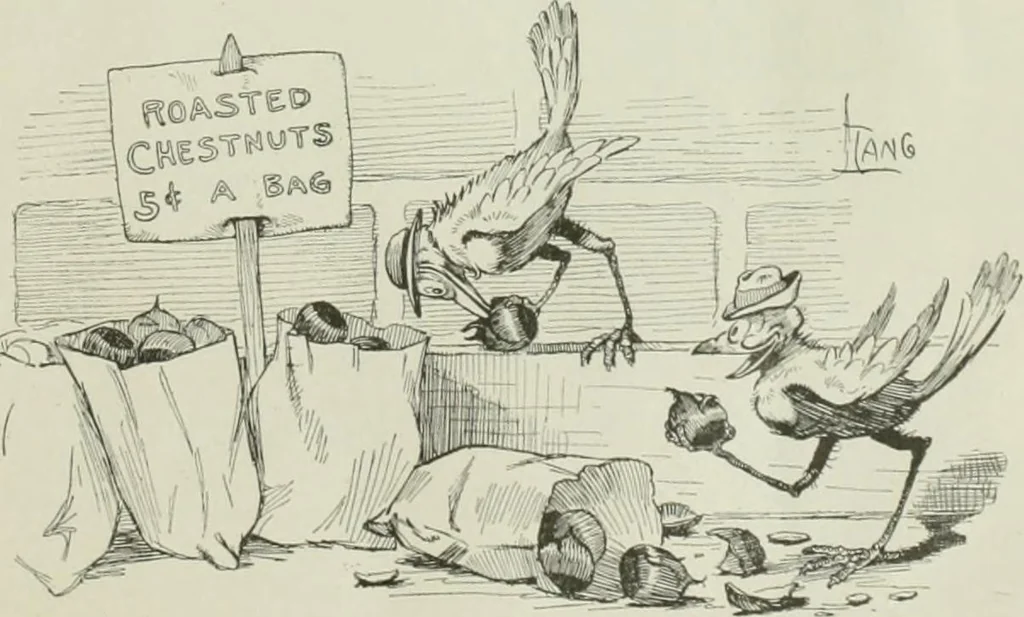 An illustration from Caricature. Wit and humor of a nation in picture, song and story, 1914, leaf 70