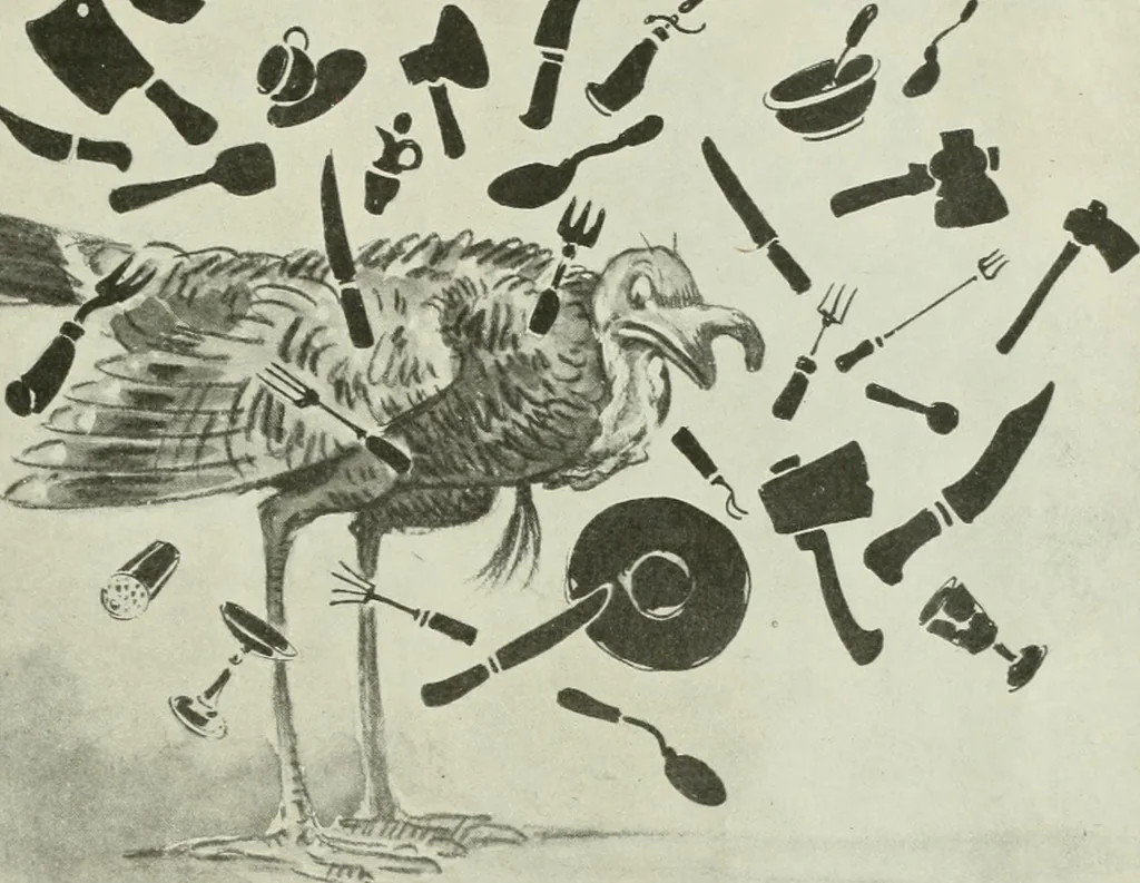An illustration from Caricature. Wit and humor of a nation in picture, song and story, 1914, leaf 74