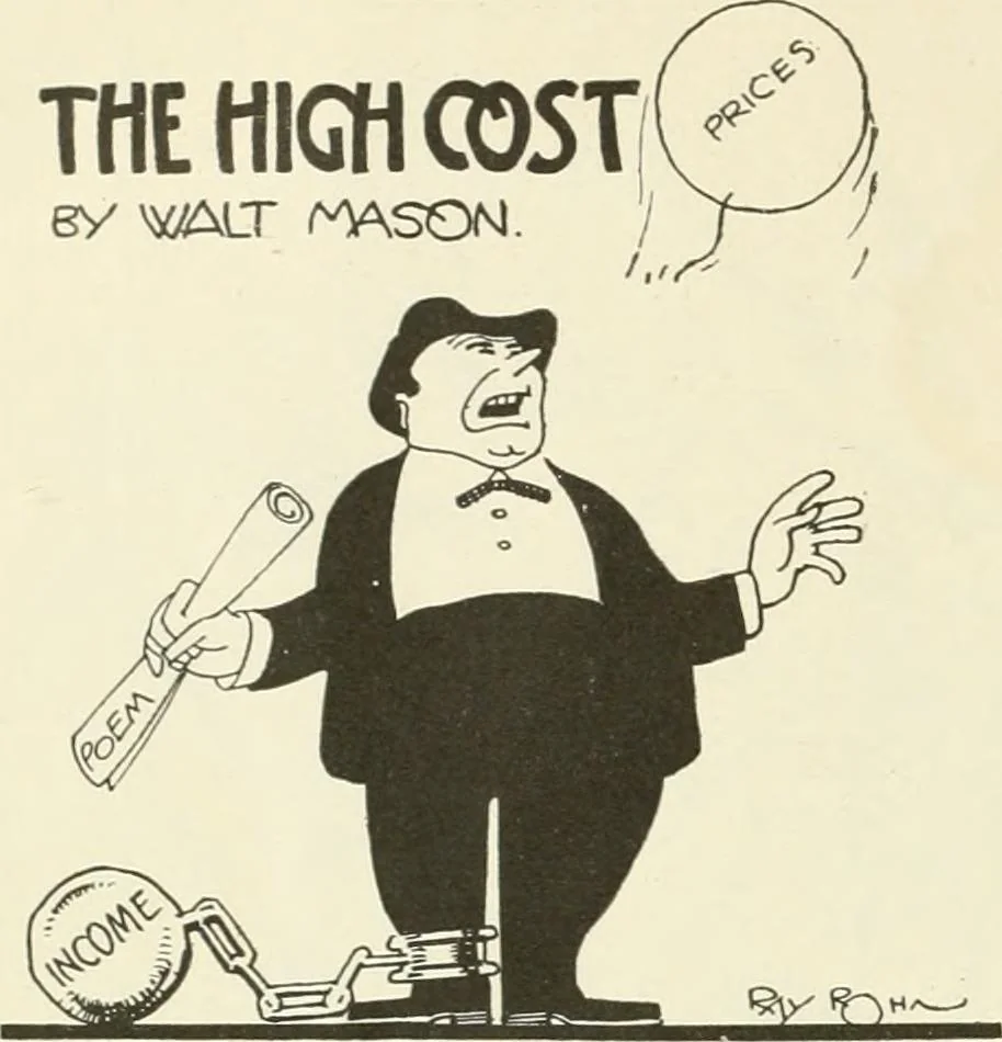 An illustration from Caricature. Wit and humor of a nation in picture, song and story, 1914, leaf 75