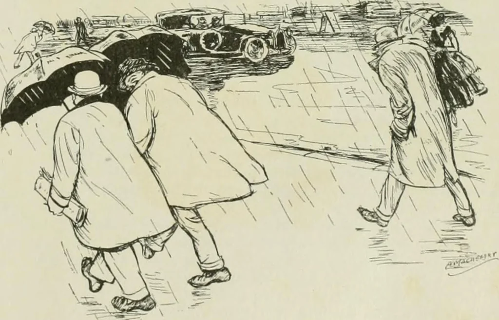 An illustration from Caricature. Wit and humor of a nation in picture, song and story, 1914, leaf 76