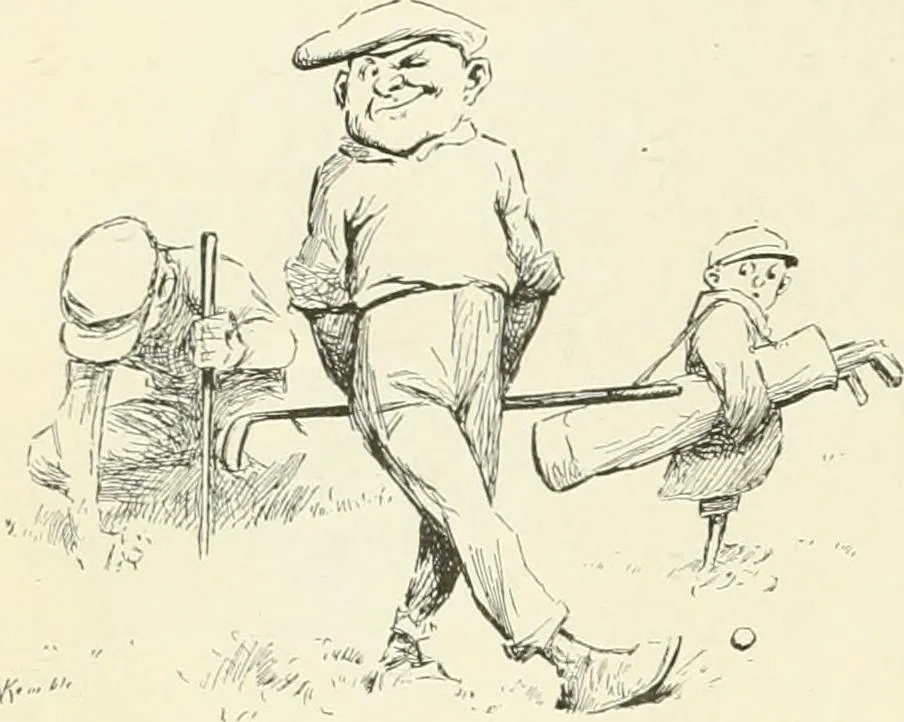 An illustration from Caricature. Wit and humor of a nation in picture, song and story, 1914, leaf 77