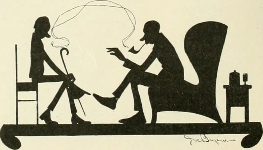 An illustration from Caricature. Wit and humor of a nation in picture, song and story, 1914, leaf 83