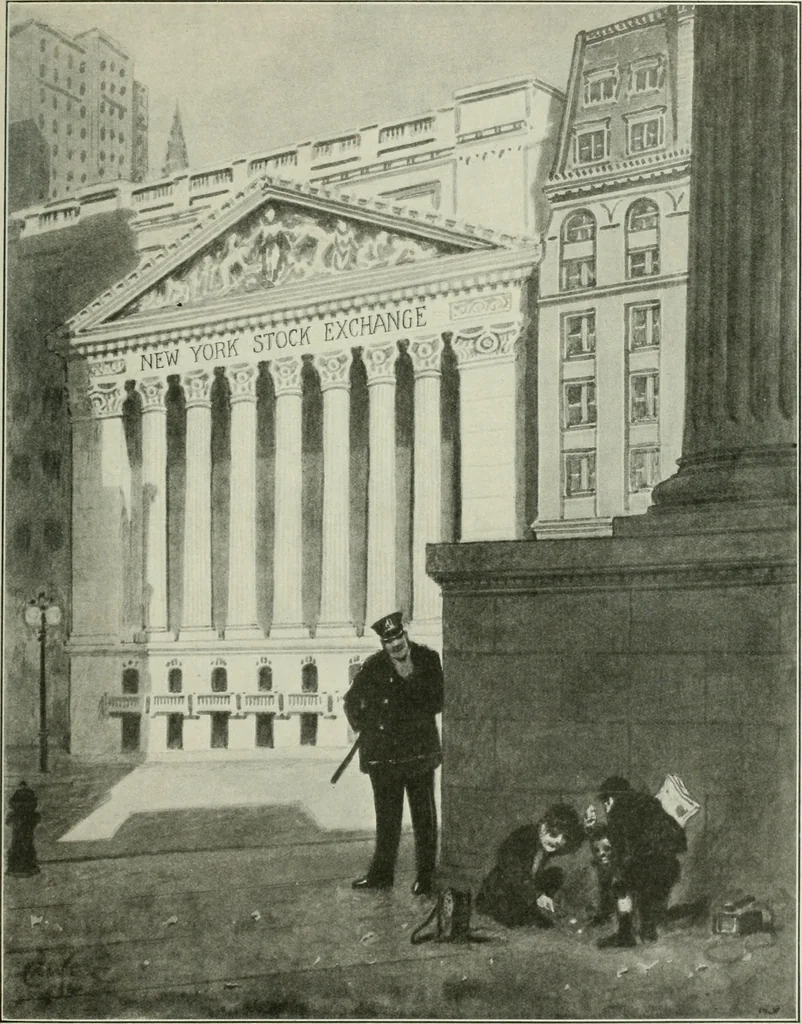 An illustration from Caricature. Wit and humor of a nation in picture, song and story, 1914, leaf 86
