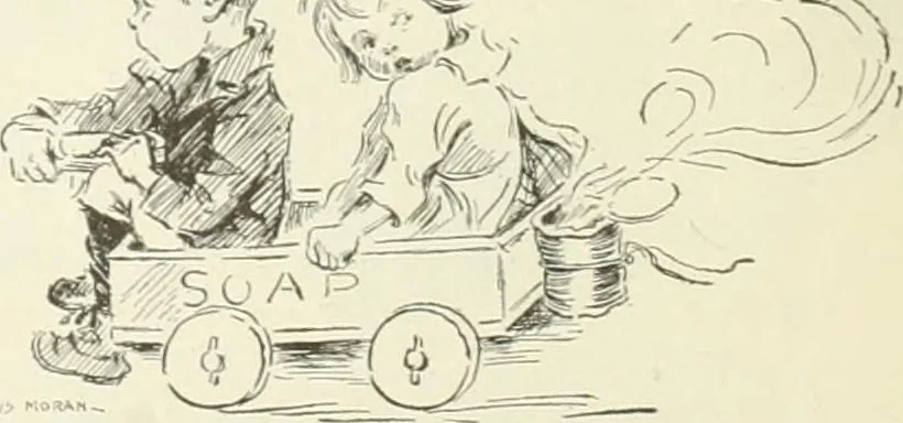 An illustration from Caricature. Wit and humor of a nation in picture, song and story, 1914, leaf 89