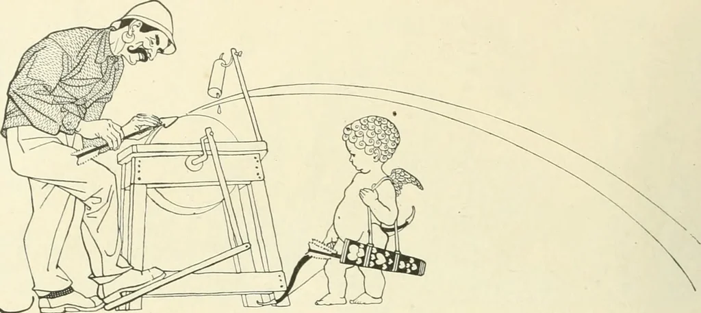 An illustration from Caricature. Wit and humor of a nation in picture, song and story, 1914, leaf 9