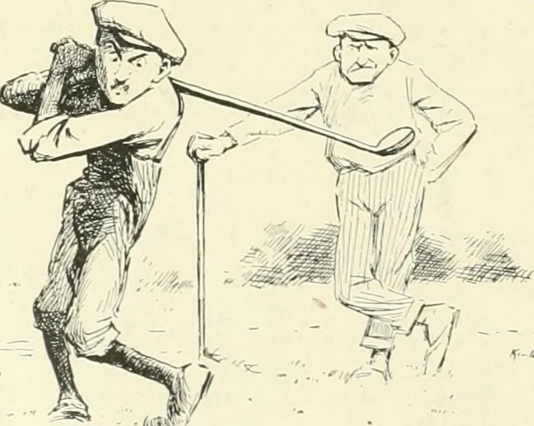 An illustration from Caricature. Wit and humor of a nation in picture, song and story, 1914, leaf 9