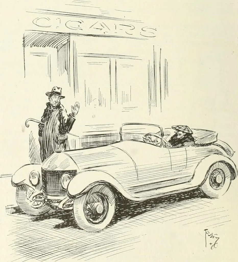 An illustration from Caricature. Wit and humor of a nation in picture, song and story, 1914, leaf 91
