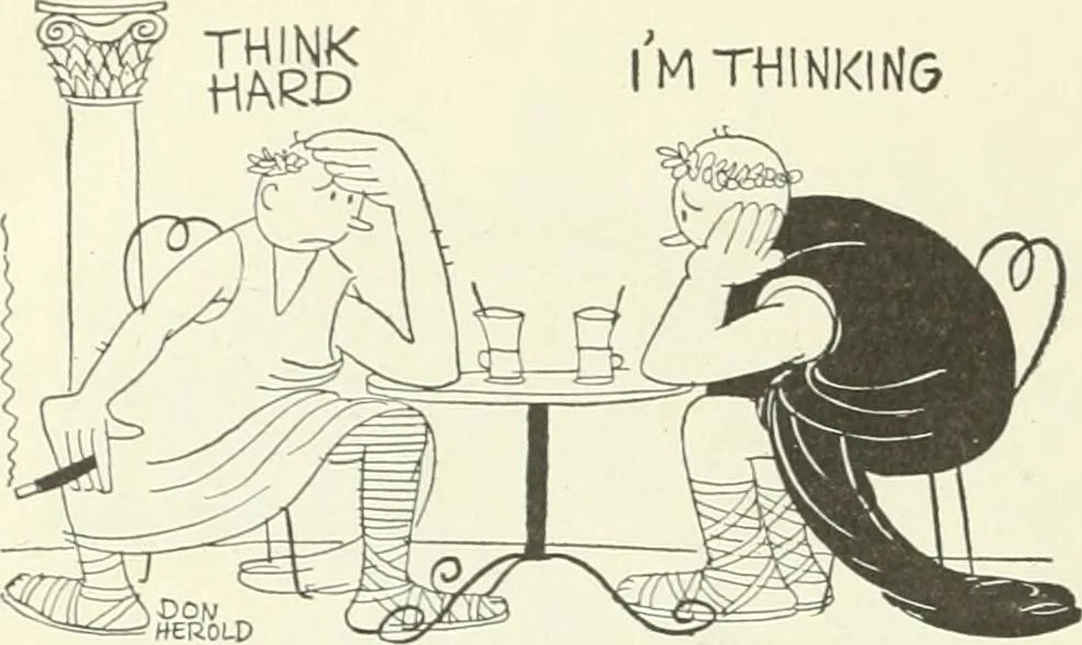 An illustration from Caricature. Wit and humor of a nation in picture, song and story, 1914, leaf 95