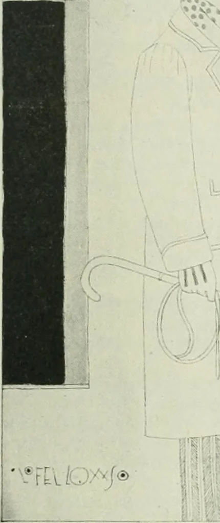 An illustration from Caricature. Wit and humor of a nation in picture, song and story, 1914, leaf 96