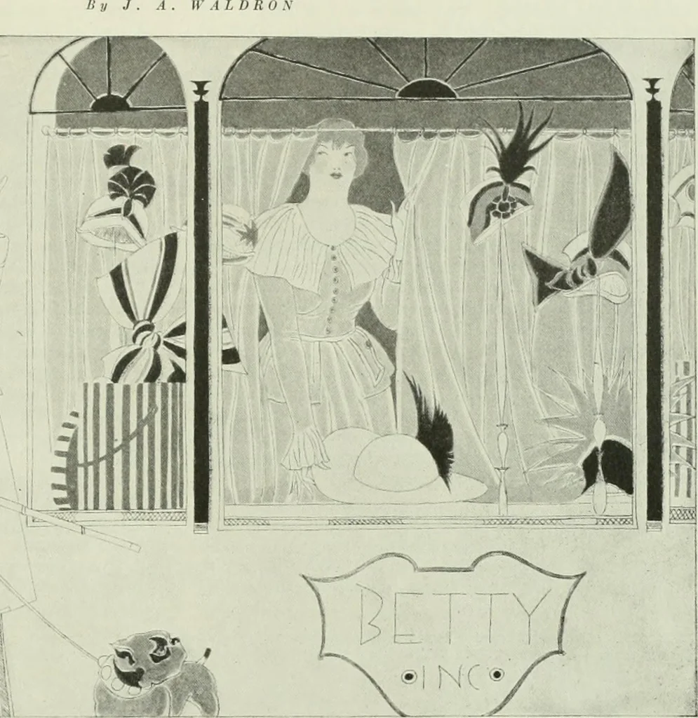An illustration from Caricature. Wit and humor of a nation in picture, song and story, 1914, leaf 96