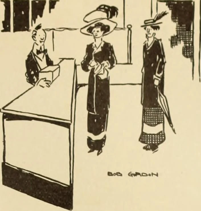 An illustration from Caricature. ed 1911, 1911, leaf 10