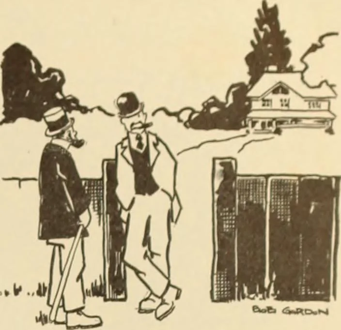 An illustration from Caricature. ed 1911, 1911, leaf 10