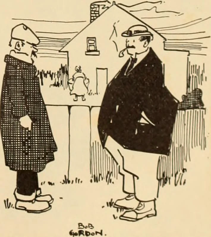 An illustration from Caricature. ed 1911, 1911, leaf 10