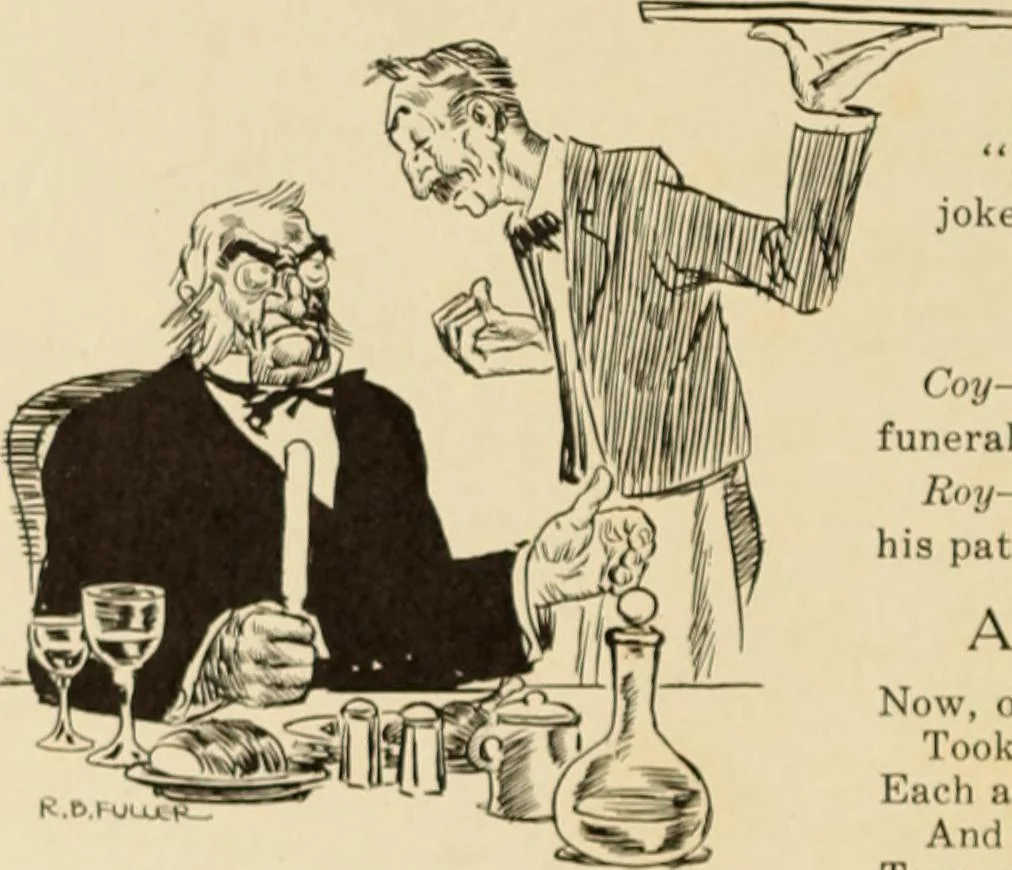 An illustration from Caricature. ed 1911, 1911, leaf 101