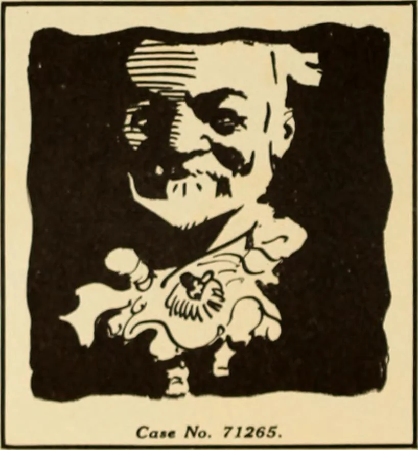 An illustration from Caricature. ed 1911, 1911, leaf 107