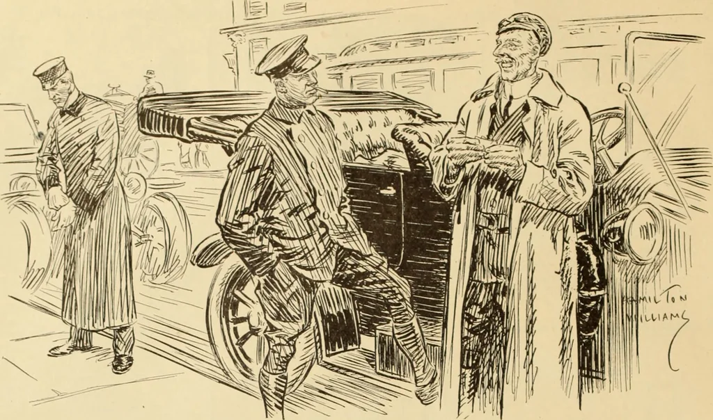An illustration from Caricature. ed 1911, 1911, leaf 11