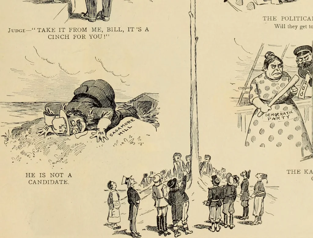 An illustration from Caricature. ed 1911, 1911, leaf 114